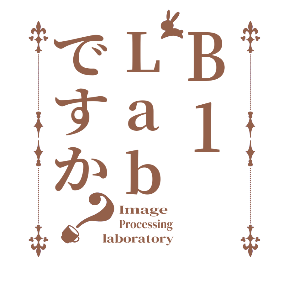 B1Labですか？Image Processing laboratory