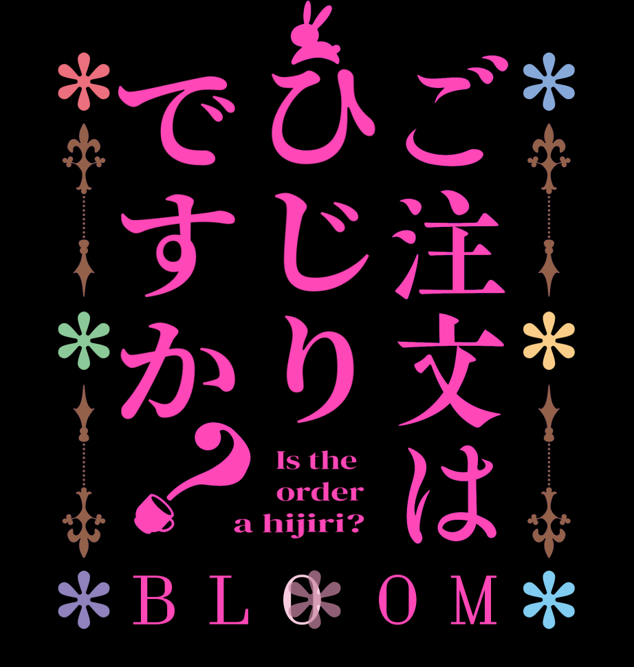 ご注文はひじりですか？BLOOM   Is the      order    a hijiri?  