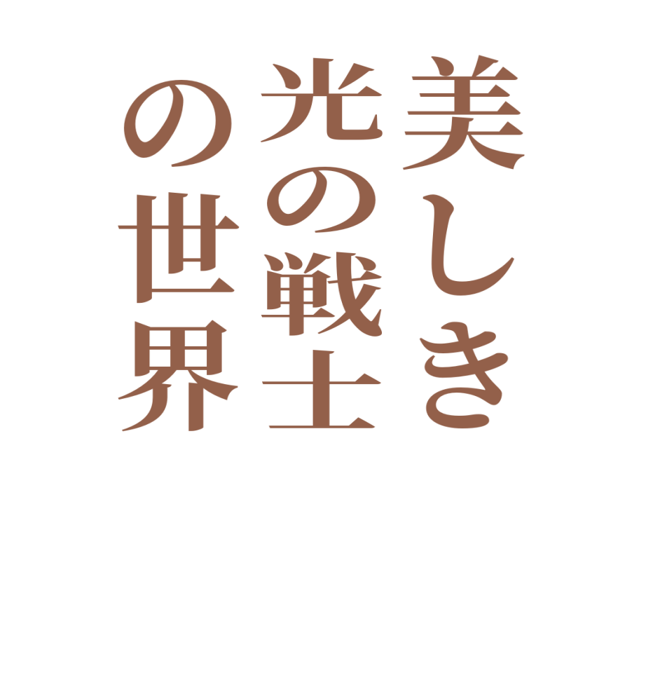 美しき　光の戦士の世界　       