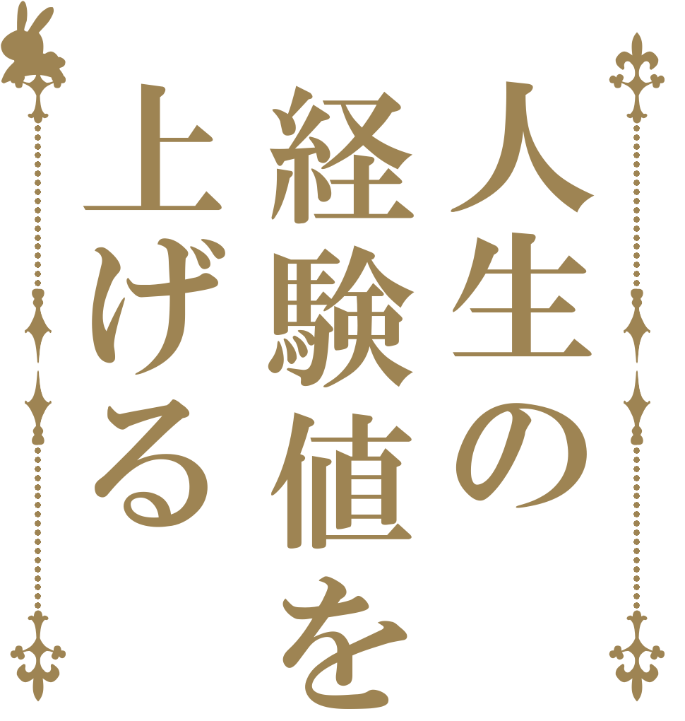 人生の経験値を上げる   
