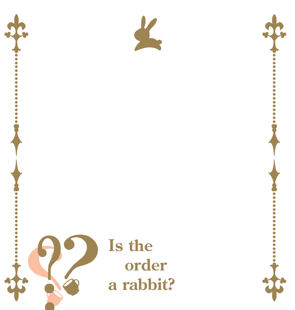 커미냥미냥밀어냥?!？？ Is the order a rabbit?