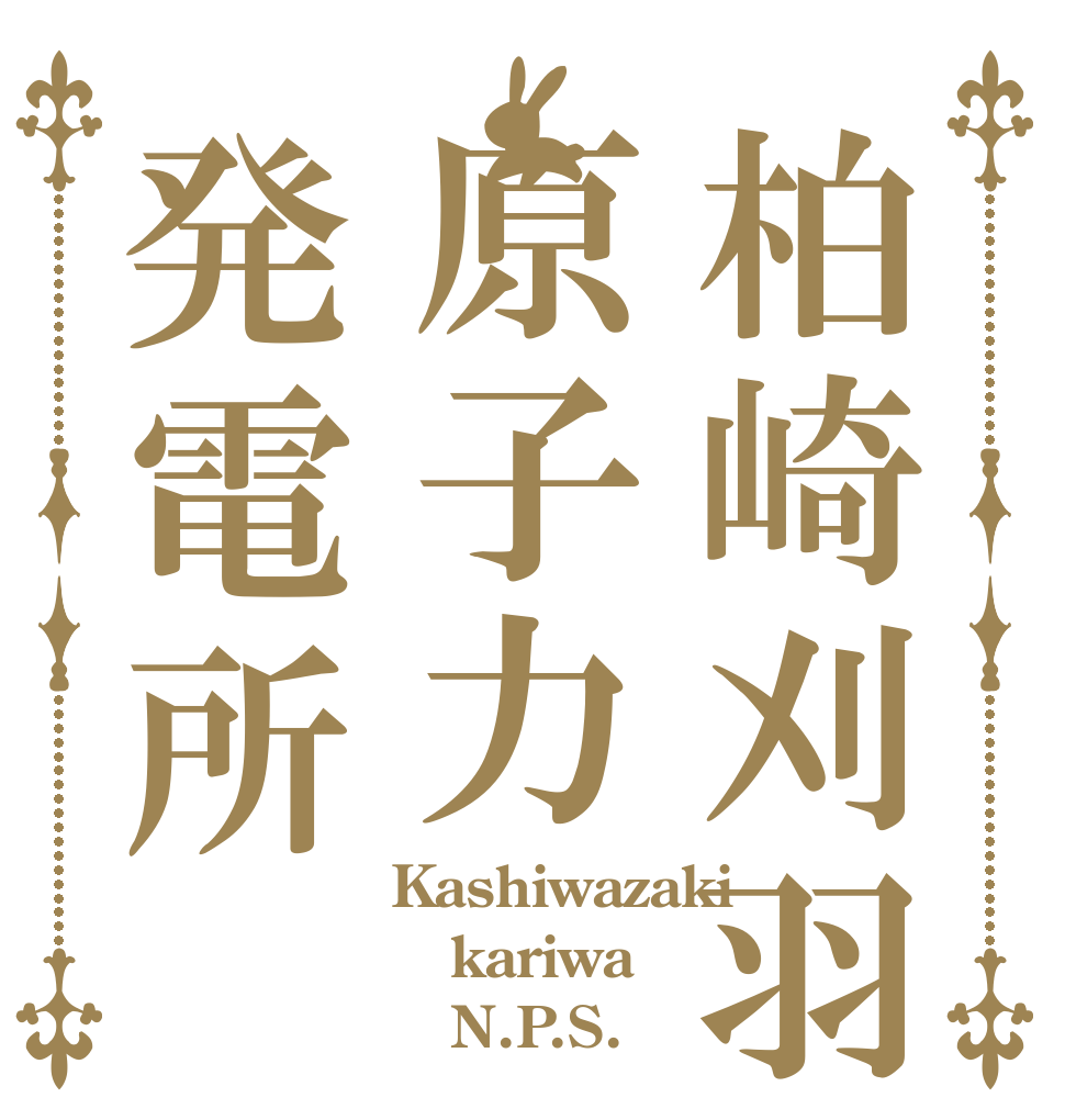柏崎刈羽原子力発電所 Kashiwazaki  kariwa    N.P.S.