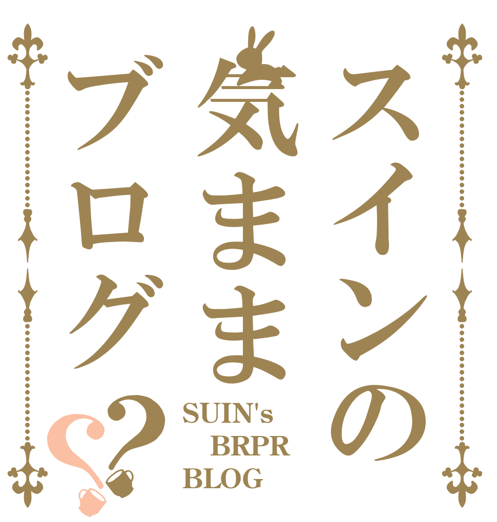 スインの気ままブログ？？ SUIN's BRPR BLOG