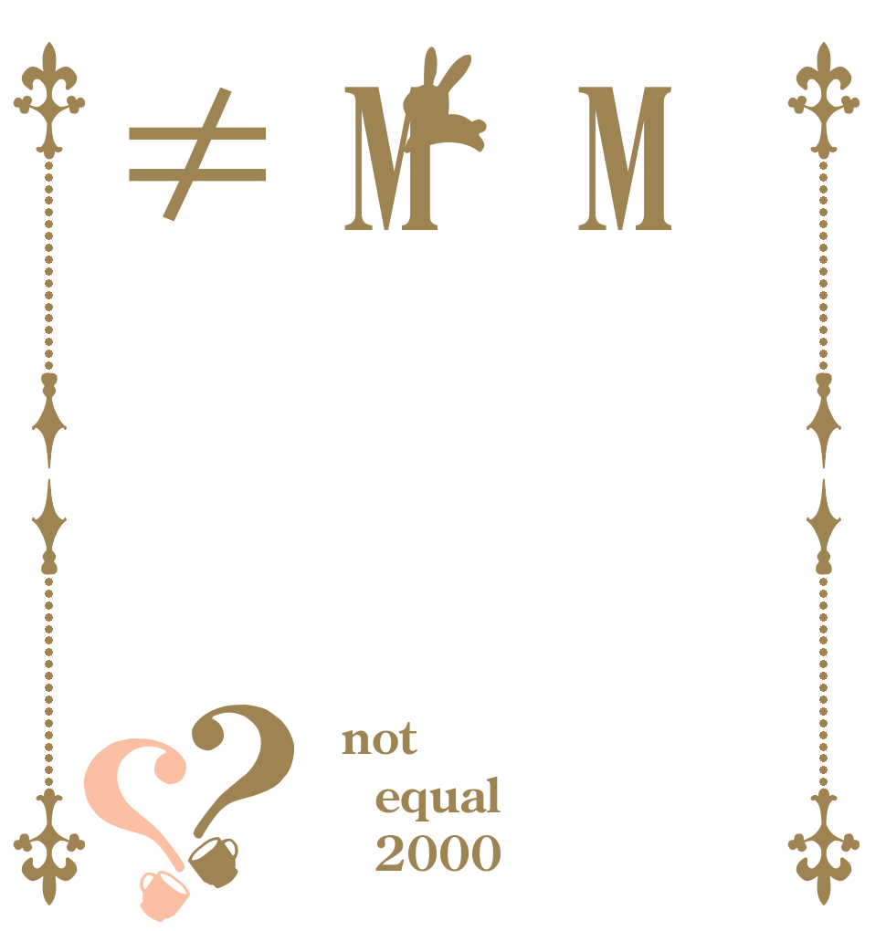 MM≠？？  not equal    2000
