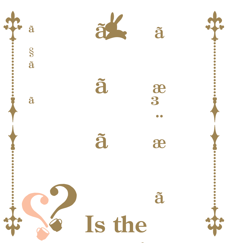ãæ³¨æããããã§ãã？？ Is the order a rabbit?