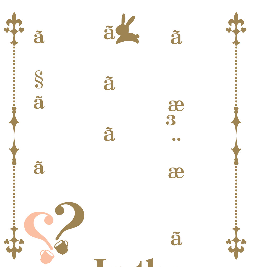 ãæ³¨æããããã§ãã？？ Is the order a rabbit?