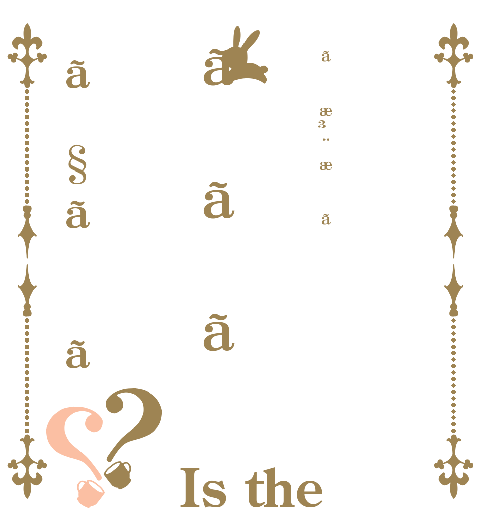 ãæ³¨æããããã§ãã？？ Is the order a rabbit?
