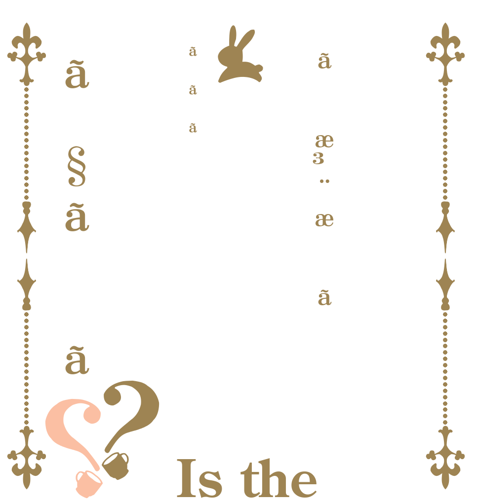 ãæ³¨æããããã§ãã？？ Is the order a rabbit?